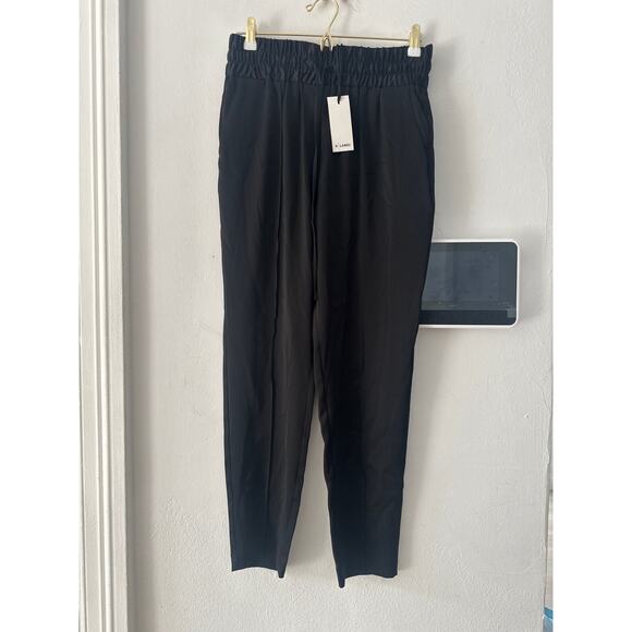 The Reset R Label M Black Dress Pants Trouser Pull On Elastic Waist ankle size S - Picture 7 of 8